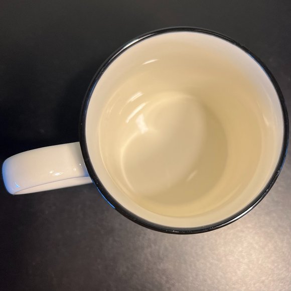 THRESHOLD Letter "J" Initial Monogram Stoneware Mug w/ Metallic Gold Accent - Picture 5 of 8